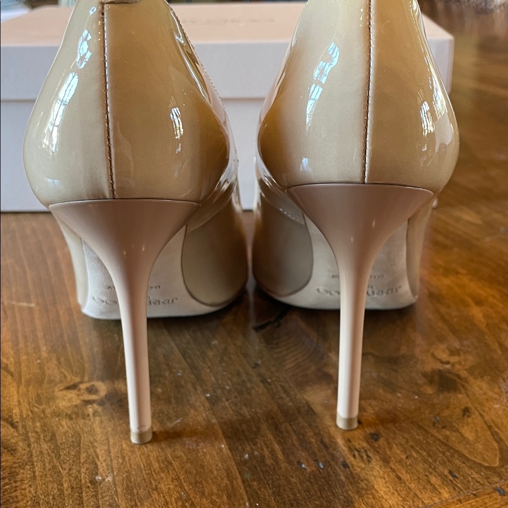 JIMMY CHOO Abel Nude Patent Leather Pump 36 - Picture 4 of 7